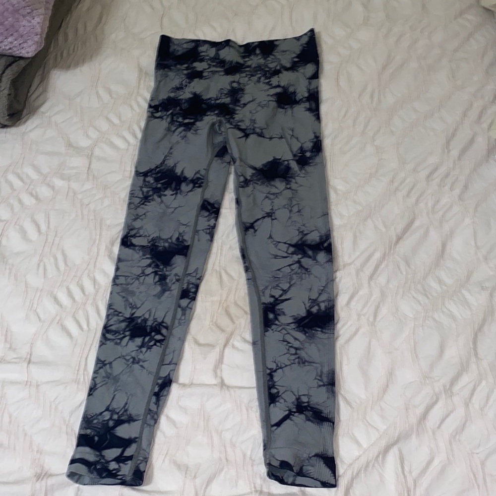 Marble colored leggings